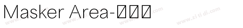 Masker Area字体转换